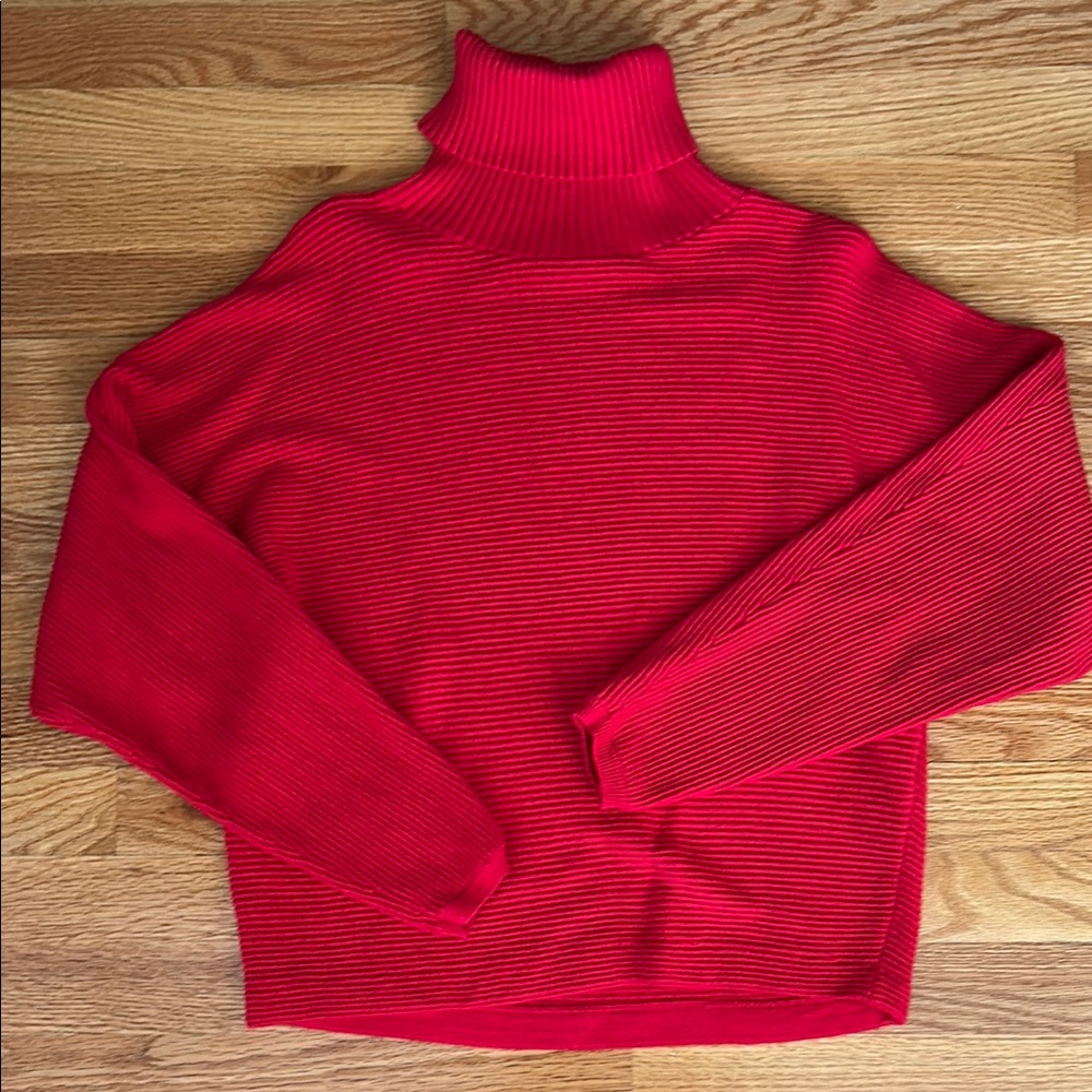 Mint Velvet Red Turtleneck Sweater